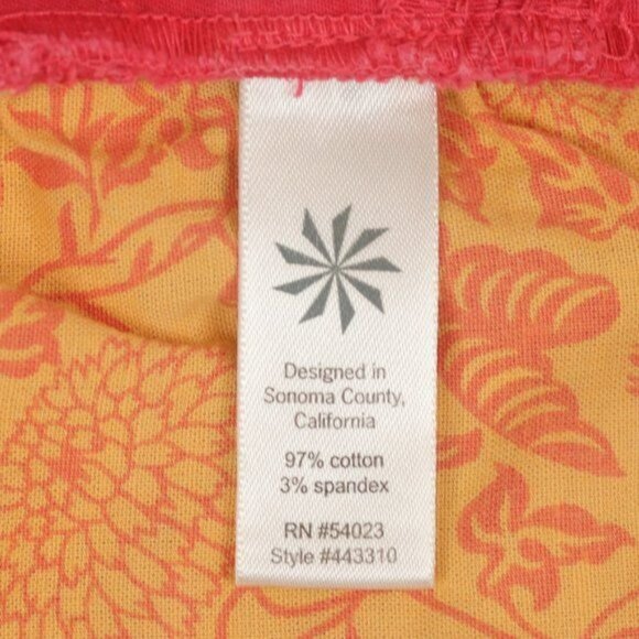 Athleta Kaleidoscope Women's Size 2 Pink Stretch Mid Rise Ankle Skinny Pants - Picture 9 of 10